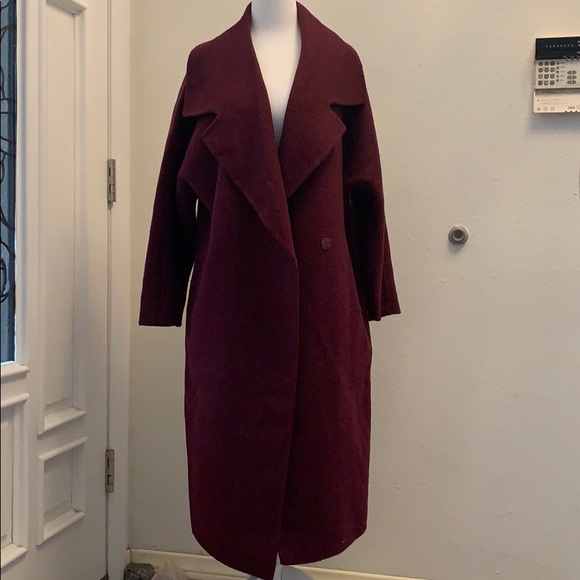 Long Wool Blend Coat size Small. NWOT - Picture 2 of 14